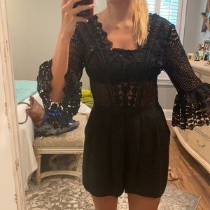 Black romper NEVER WORN